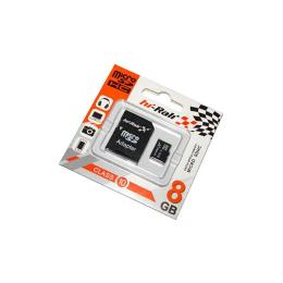 Карта памяті Hi-Rali HI-8GBSDCL10-01 Black 8GB microSDHC З адаптером Class 10