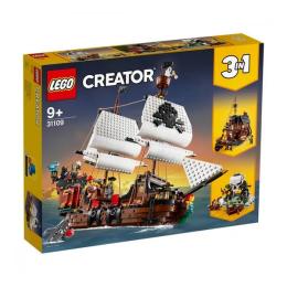 Конструктор LEGO Creator 31109 Піратський корабель блоковий