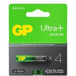 Батарейка GP AAA LR03 Ultra Plus Alcaline * 4 (24AUP21-SB4/4891199203985)