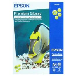Фотопапір Epson Premium Glossy C13S041624 White A4 50арк