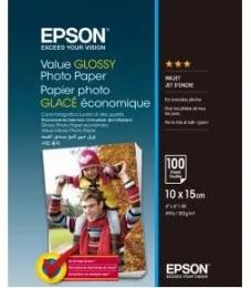 Фотопапір Epson 100mmx150mm Value Glossy Photo Paper White (100 л.)