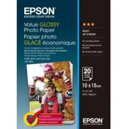 Фотопапір 100mmx150mm Value Glossy Photo Paper (20 л.) Epson