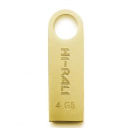 Флеш память Hi-Rali Shuttle series HI-4GBSHGD Gold 04 GB