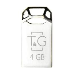 Флеш память T&amp;G 110 Metal Series TG110-4G Silver 04 GB