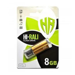 Флеш память Hi-Rali HI-8GBCORBR Brown 08 GB USB 2.0