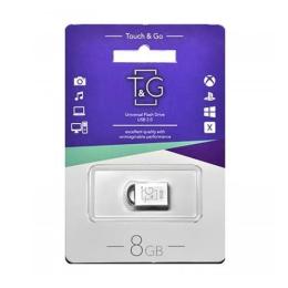 Флеш память T&amp;G 107 Metal Series TG107-8G Silver 08 GB USB 2.0