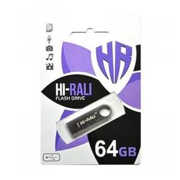 Флеш память Hi-Rali HI-64GBSHBK Black 64 GB USB 2.0