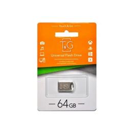 Флеш память T&amp;G 105 Metal Series TG105-64G Silver 64 GB