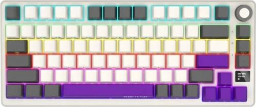 Клавіатура Lorgar KBP7075W Beige Switch Toxic Purple (ENG) (LRG-KBP7075W-RT-US)