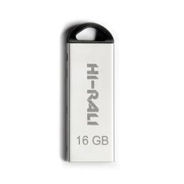 Флеш память 16 GB Hi-Rali Fit Series Silver (HI-16 GBFITSL)
