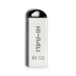 Флеш память Hi-Rali Fit Series HI-64GBFITSL Silver 64 GB