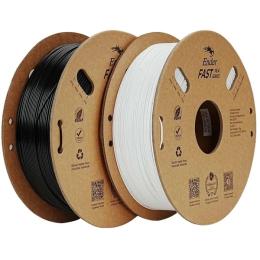 Пластик для 3D-принтера Creality PLA Filament 2x1кг, 1.75мм Black White (3301010395)
