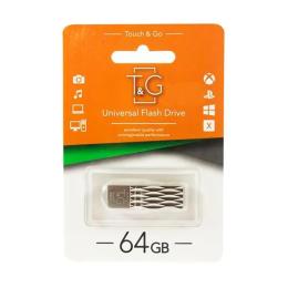 Флеш память T&amp;G 103 Metal Series TG103-64G Silver 64 GB