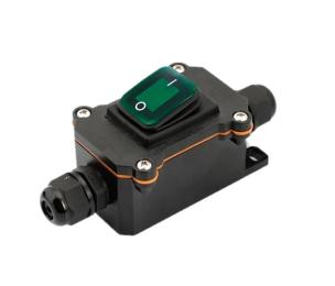 Вимикач Voltronic IP65, AC: 110-250V, 20A Black Green