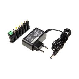 Блок живлення для ноутбука PowerPlant NA700226 Black (Q36 220V, 30W 12V 2.5A) універсальний