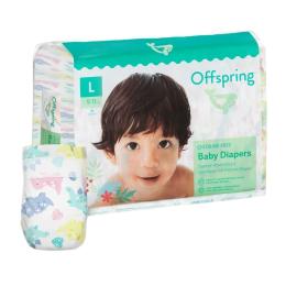 Підгузки Offspring Dinoland розмір L, 9-13 кг, 36 шт (DP-OI-FAT-L36P-DNL)