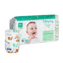 Підгузки Offspring Meow The Cat розмір M, 6-10 кг, 42 шт (DP-OI-FAT-M42P-MTC)