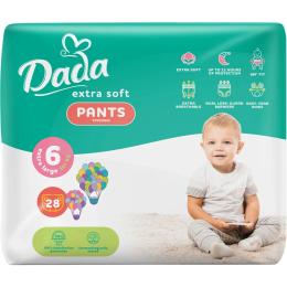 Підгузки Dada Extra Soft 6 XL (15+ кг) 28 шт White (4820174980696)