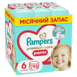Підгузки Pampers трусики Pants Giant Розмір 6 (14-19 кг) 93 шт (8006540491010)