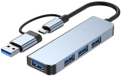 USB-хаб Fenvi F-TUH4 Type-C / USB 3.0 - 1xUSB 3.0 / 3xUSB 2.0