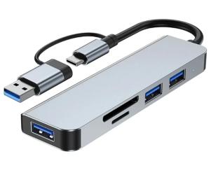 USB-хаб Fenvi F-TUH5 Gray