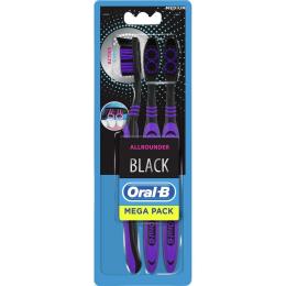 Зубна щітка Oral-B 40 Medium 3 шт Black (3014260101381/3014260101503)