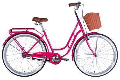 Велосипед Дорожник RETRO Velosteel рама 19 ST 28 Pink