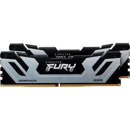Оперативна память Kingston FURY 48GB (2x24GB) CUDIMM DDR5 8800 MHz CL42 Renegade Silver Black (KF588CU42RSK2-48)