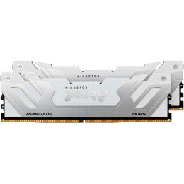 Оперативна память Kingston FURY 48GB (2x24GB) CUDIMM DDR5 8800 MHz CL42 Renegade Silver White (KF588CU42RWK2-48)