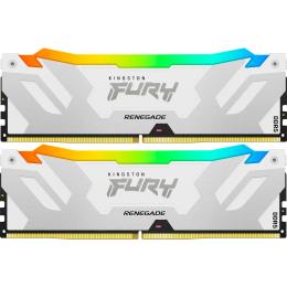 Оперативна память Kingston FURY 48GB (2x24GB) DDR5 8000 MHz CL38 Renegade RGB Silver White (KF580C38RWAK2-48)