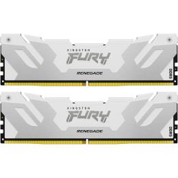 Оперативна память Kingston FURY 48GB (2x24GB) DDR5 8000 MHz CL38 Renegade Silver White (KF580C38RWK2-48)