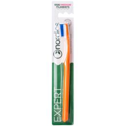 Зубна щітка Nordics 6580 Expert Curve Medium Orange (3800501908280)