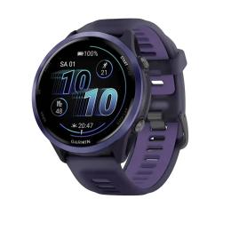 Смарт-годинник Garmin Forerunner 570 47mm Indigo Aluminium w. Translucent Imperial Purple/Indigo Band (010-02971-02)