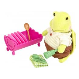 Ігровий набір Lil Woodzeez Черепаха-господиня 6143M Green Pink