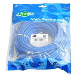 Патч-корд Atcom CAT5e RJ45 UTP, 15 m Blue