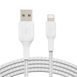 Дата-кабель Belkin CAA002BT1MWH 1m USB(тато) - Lightning(тато)
