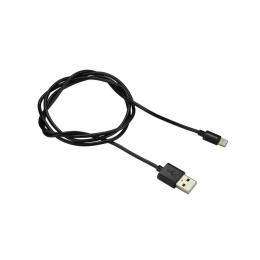 Дата-кабель Canyon CNS-MFICAB01B 1m USB(тато) - Lightning(тато) Black