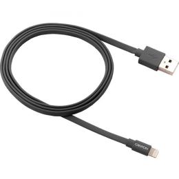 Дата-кабель Canyon CNS-MFIC2DG 1m USB(тато) - Lightning(тато) Dark Gray