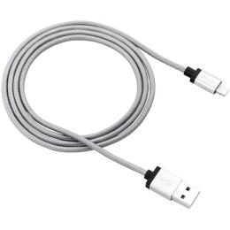 Дата-кабель Canyon CNS-MFIC3DG 1m USB(тато) - Lightning(тато) Dark Gray