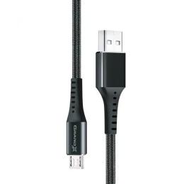 Дата-кабель Grand-X FM-12B 1.2m USB(тато) - microUSB(тато) Black