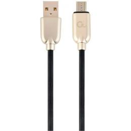 Дата-кабель Cablexpert Premium Rubber CC-USB2R-AMMBM-1M 1m USB(тато) - microUSB(тато) Black