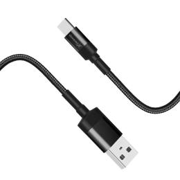 Дата-кабель Grand-X FC-03 1m USB(тато) - USB Type C(тато) Black