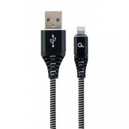 Дата-кабель Cablexpert Premium CC-USB2B-AMCM-1M-BW 1m USB(тато) - USB Type C(тато) Black