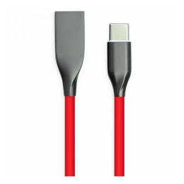 Дата-кабель PowerPlant CC-USB2J-AMCM-2M-BL 2m USB(тато) - USB Type C(тато) Red