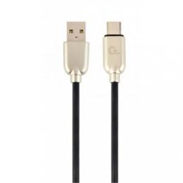 Дата-кабель Cablexpert Premium CC-USB2R-AMCM-2M 2m USB(тато) - USB Type C(тато) Black