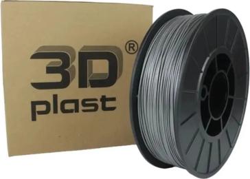 Пластик для 3D-принтера 3Dplast PLA 1.75мм, 0.85кг Metal Gray (3DPLA17508GMT)