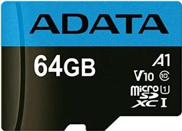 Карта памяті ADATA Premier AUSDX64GUICL10A1-RA1 Black 64GB SDXC Class 10 UHS-I A1