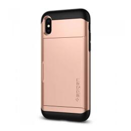 Чохол-накладка Spigen Case Slim Armor CS для iPhone X/XS Gold