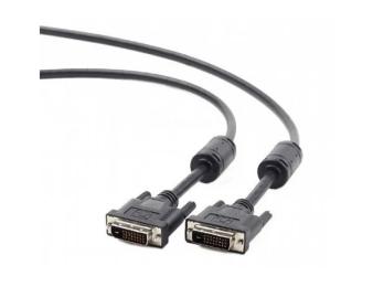 Відео-кабель Cablexpert CC-DVI2-BK-15 DVI(тато)DVI(тато), 4,5m Black