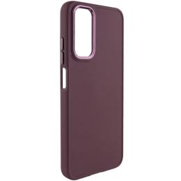 Чохол-накладка Infinity Metal Frame Silicon Case для Samsung A35 Bordeaux